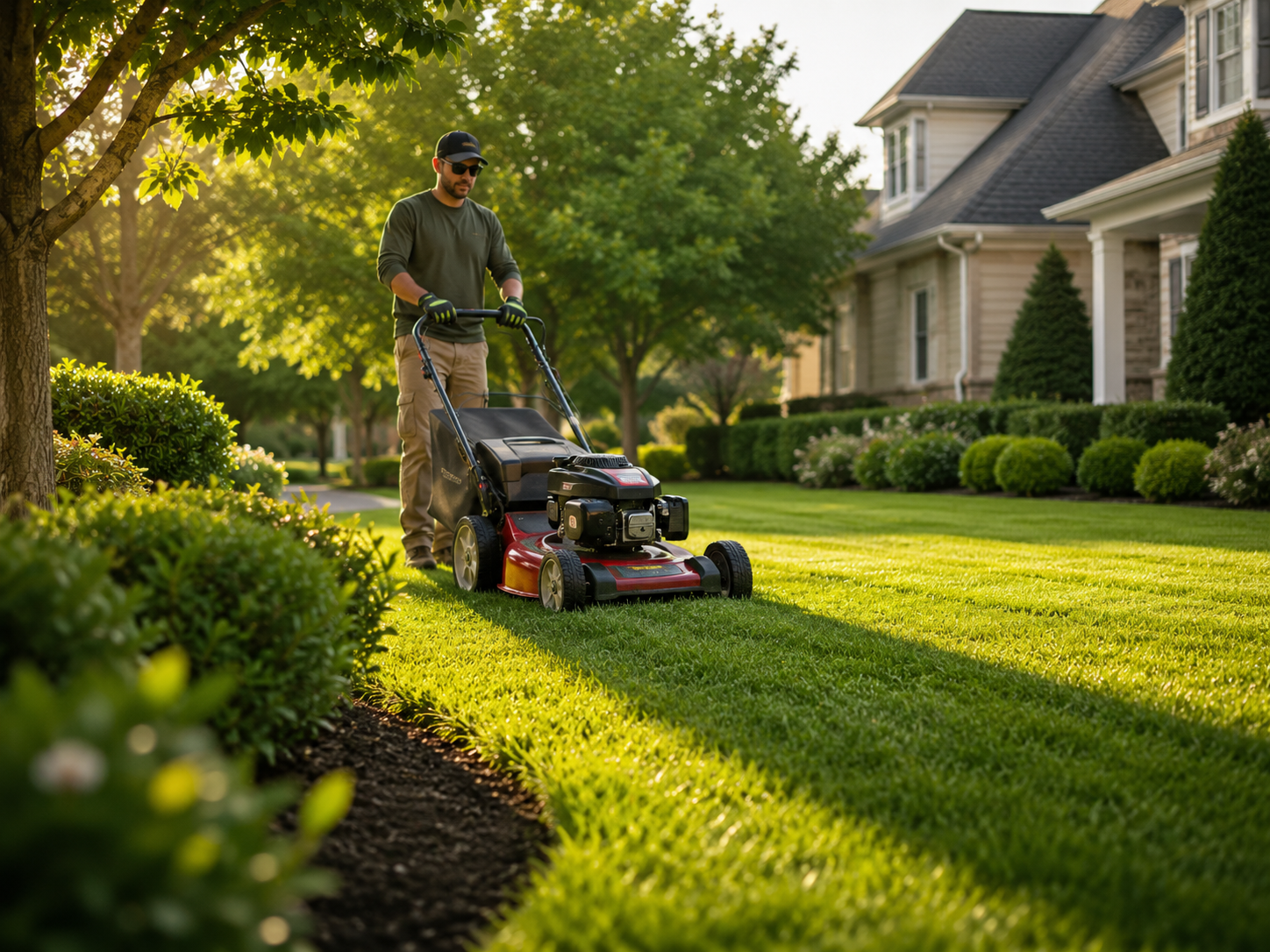 Lawn mowing service